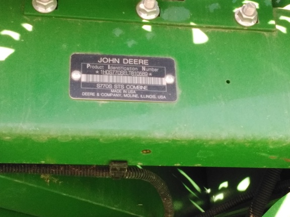 2020 John Deere S770 Combine