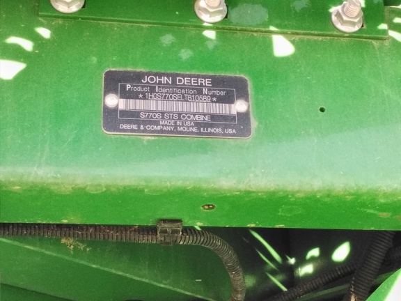 2020 John Deere S770 Combine