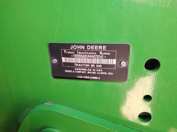 2022 John Deere 9R 540 Tractor 4WD