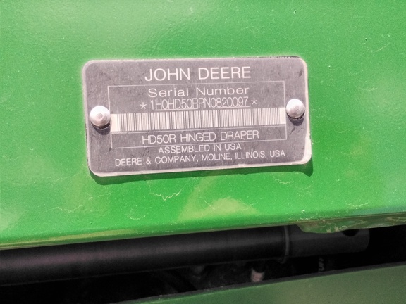 2022 John Deere HD50R Header Combine