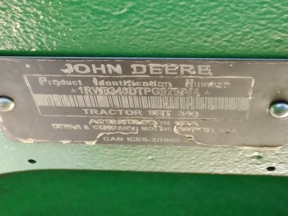 2023 John Deere 8RT 340 Tractor Rubber Track