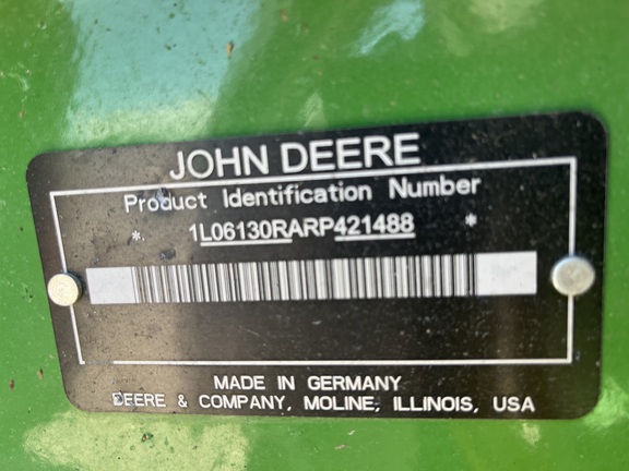 2024 John Deere 6R 130 Tractor