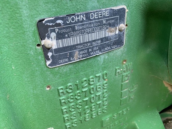 2014 John Deere 8270R Tractor