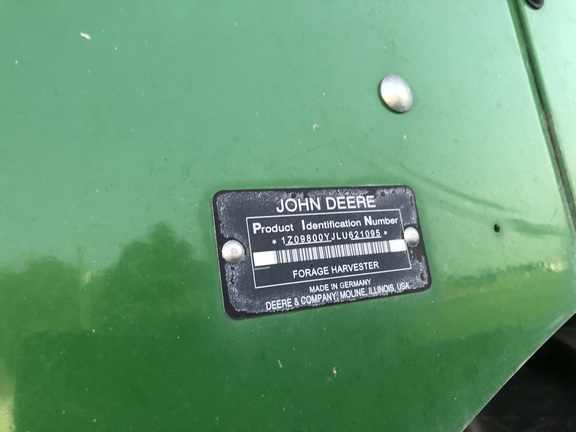 2021 John Deere 9800 Forage Harvester