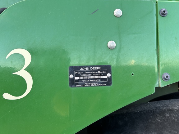 2020 John Deere 9900 Forage Harvester