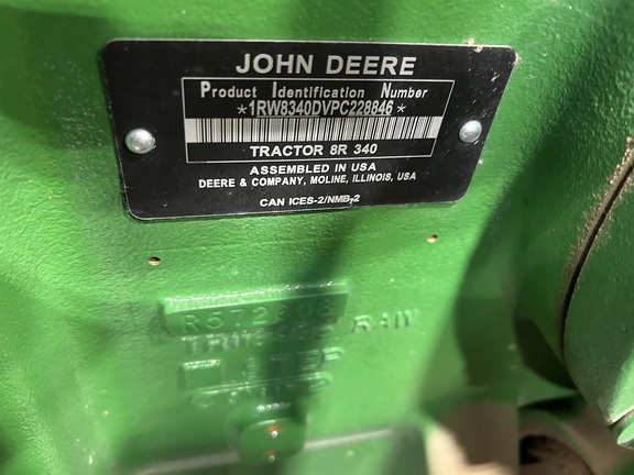 2023 John Deere 8R 340 Tractor