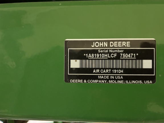 2012 John Deere 1890 Air Seeder