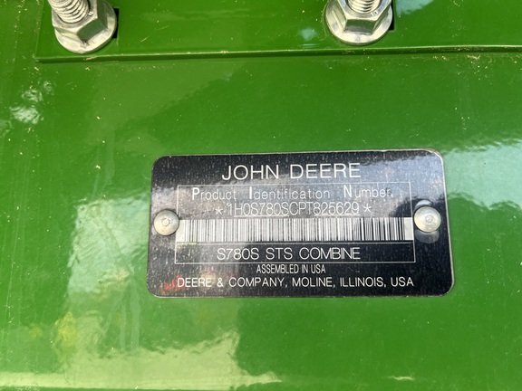 2023 John Deere S780 Combine