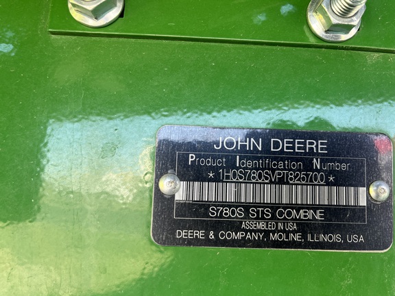 2023 John Deere S780 Combine