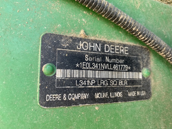 2020 John Deere L341 Baler/Big Square