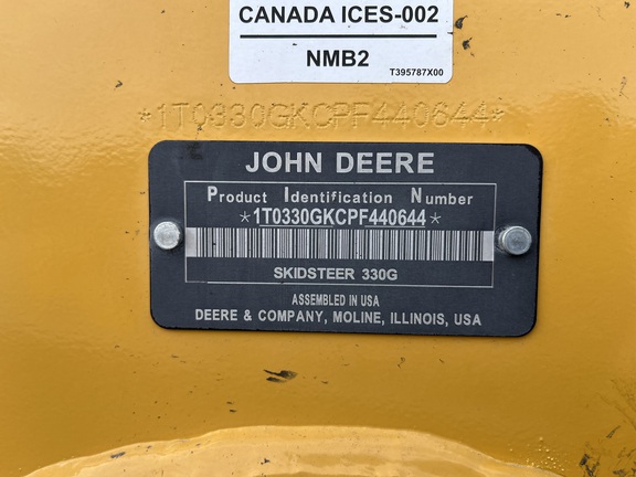 2023 John Deere 330G Skid Steer Loader