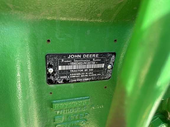2022 John Deere 8R 340 Tractor
