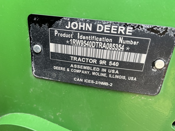 2024 John Deere 9R 540 Tractor 4WD