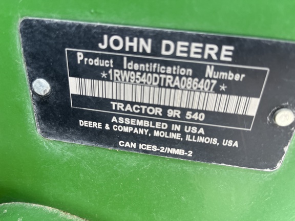 2024 John Deere 9R 540 Tractor 4WD