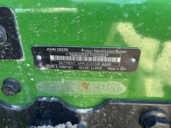 2025 John Deere 800R Sprayer/High Clearance