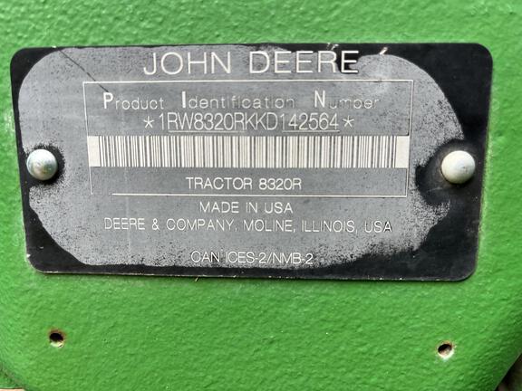 2019 John Deere 8320R Tractor