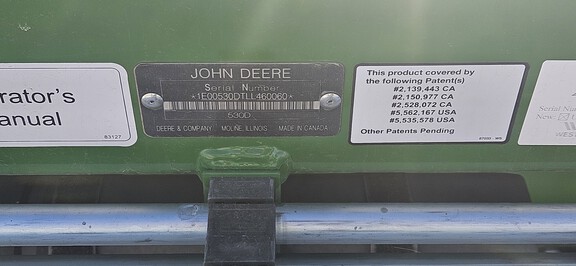2020 John Deere 530D Attachments