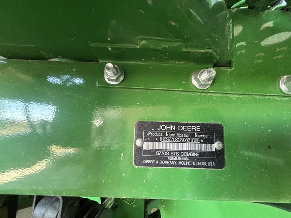 2022 John Deere S770 Combine