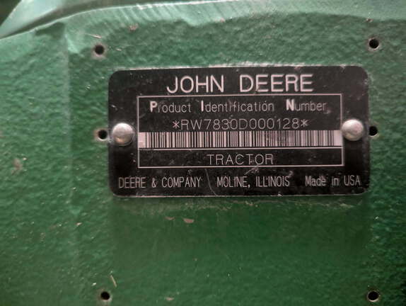 2006 John Deere 7830 Tractor