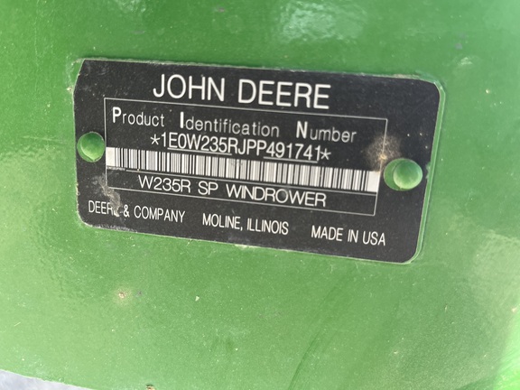 2023 John Deere W235R Windrower