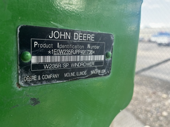2023 John Deere W235R Windrower