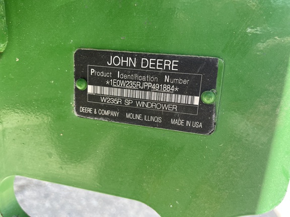 2023 John Deere W235R Windrower