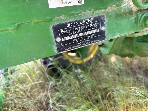 2020 John Deere 3043D Tractor Compact