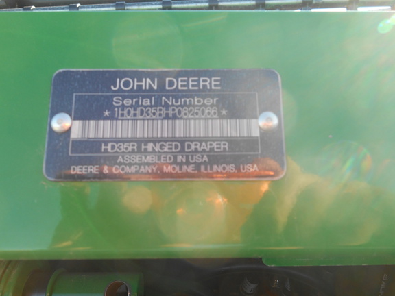 2023 John Deere HD35R Header Combine