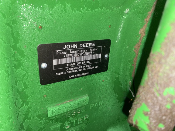 2023 John Deere 8R 310 Tractor