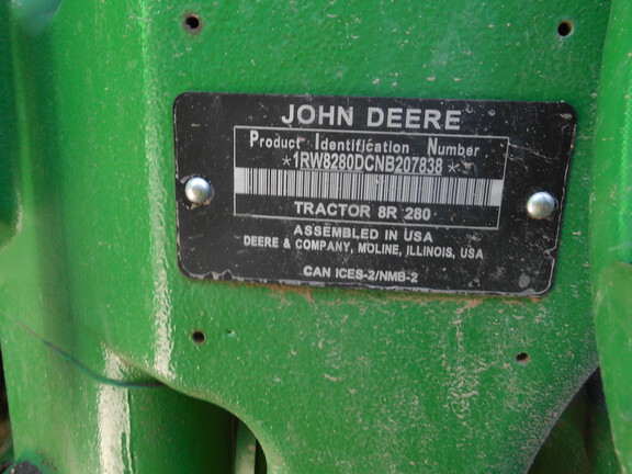 2023 John Deere 8R 280 Tractor