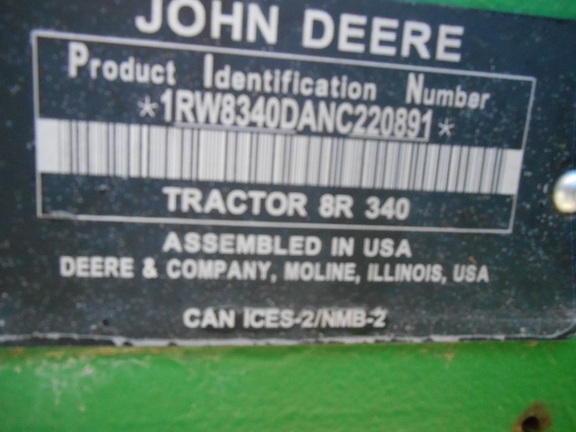 2023 John Deere 8R 340 Tractor