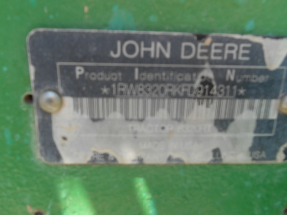 2015 John Deere 8320RT Tractor Rubber Track