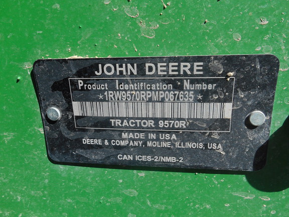 2021 John Deere 9570R Tractor 4WD