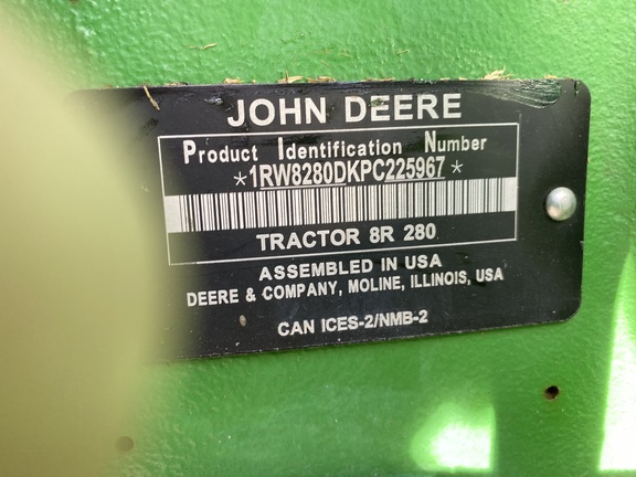 2023 John Deere 8R 280 Tractor