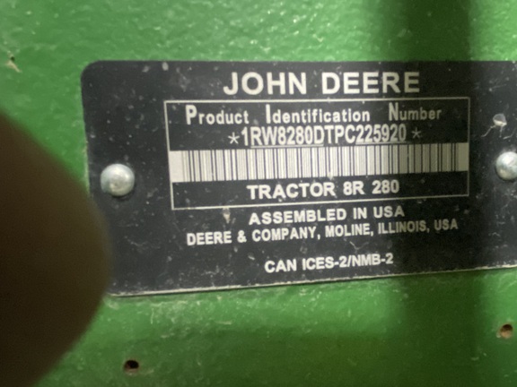 2023 John Deere 8R 280 Tractor