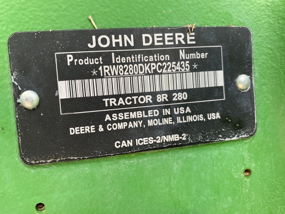 2023 John Deere 8R 280 Tractor