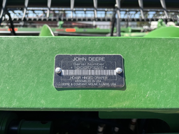 2023 John Deere HD45R Header Combine