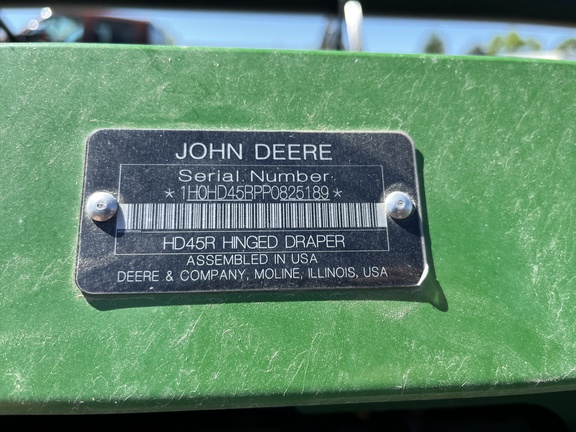 2023 John Deere HD45R Header Combine