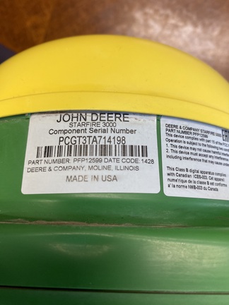 2014 John Deere STARFIRE 3000 Precision Ag