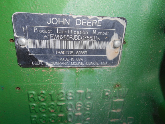 2013 John Deere 8285R Tractor