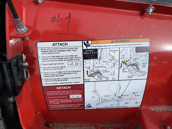 2022 Misc 6' IMPACT UTV V-BLADE Attachments