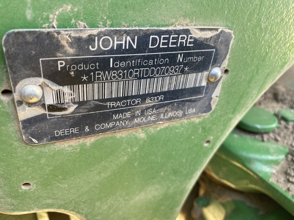 2013 John Deere 8310R Tractor