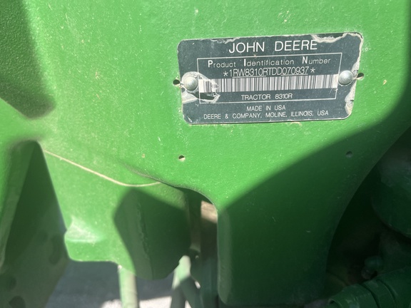 2013 John Deere 8310R Tractor