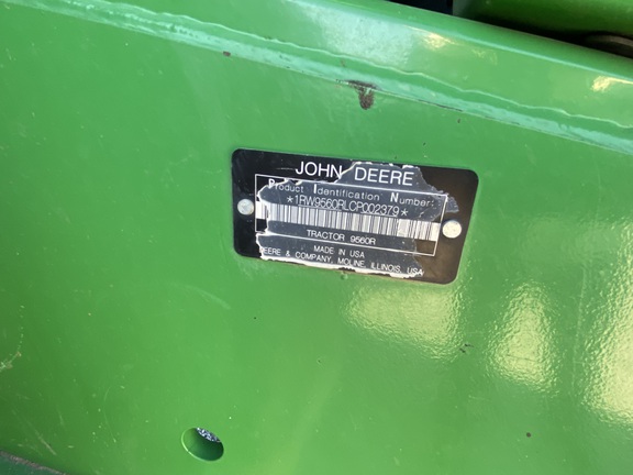 2012 John Deere 9560R Tractor 4WD