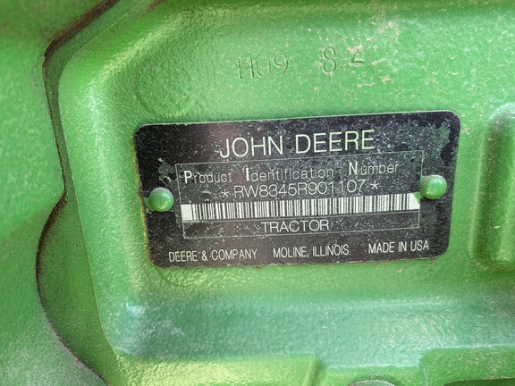 2010 John Deere 8345RT Tractor Rubber Track