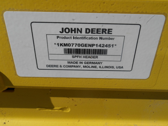2023 John Deere 770 Header RowCrop