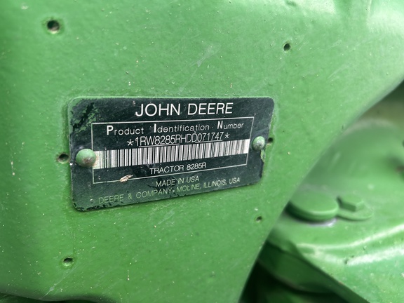 2013 John Deere 8285R Tractor