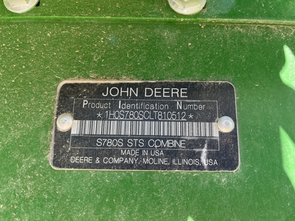 2020 John Deere S780 Combine