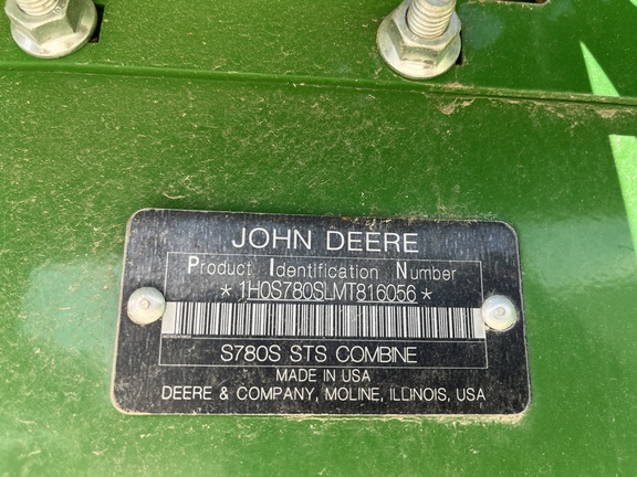 2021 John Deere S780 Combine