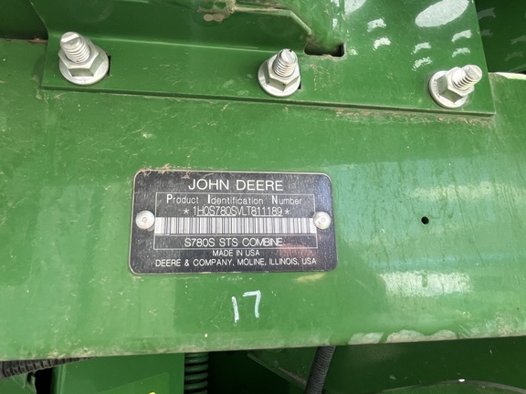 2020 John Deere S780 Combine